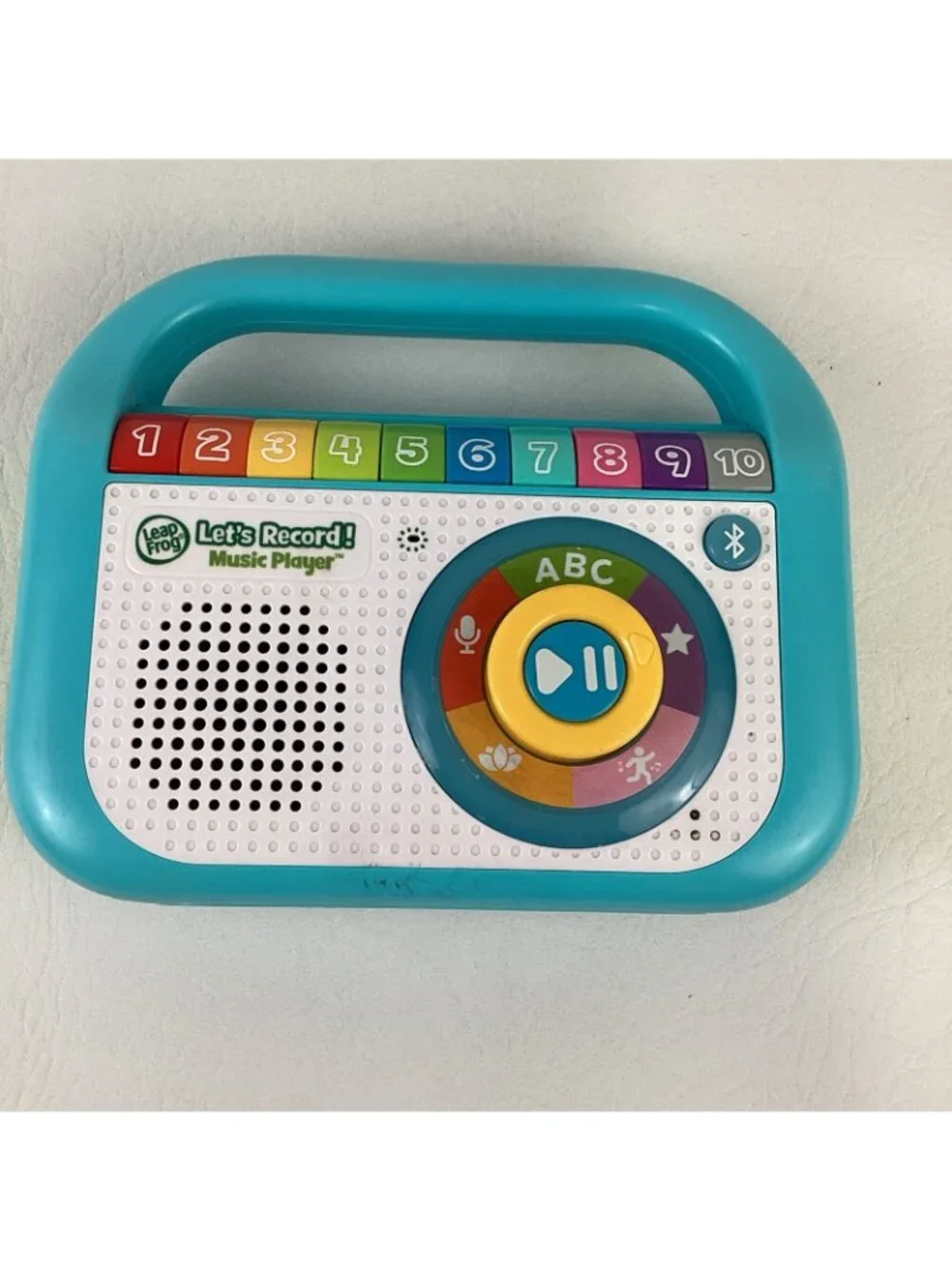 Leap Frog Let's Record Music Player Learning Songs Lullabies Bluetooth Toy WORKS